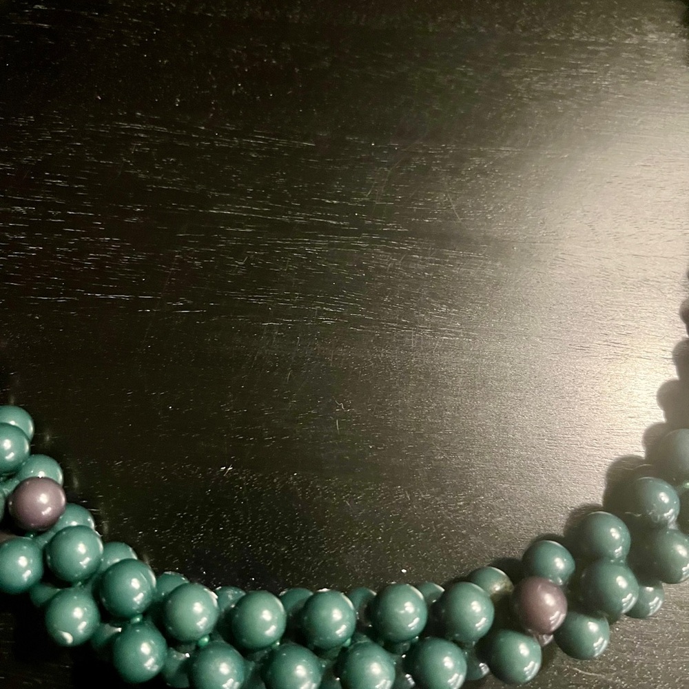 1960’s Miriam Haskell Elegant Barbell Necklace RARE - Picture 2 of 5